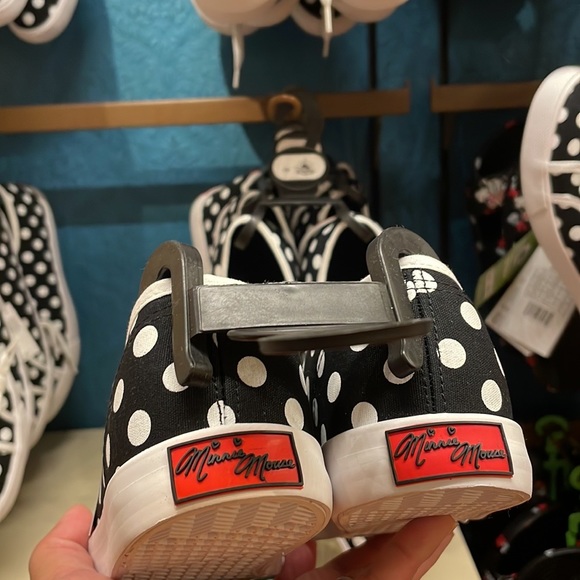 Disney Parks Minnie Mouse Polka Dot Canvas Sneakers - Picture 5 of 5